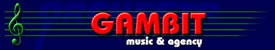 logo/avatar, Gambit music & agency